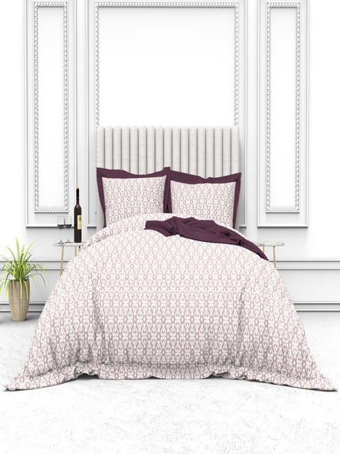 Tuscan Summer 100% Cotton King Size Bedsheet with 2 Pillow Covers -1